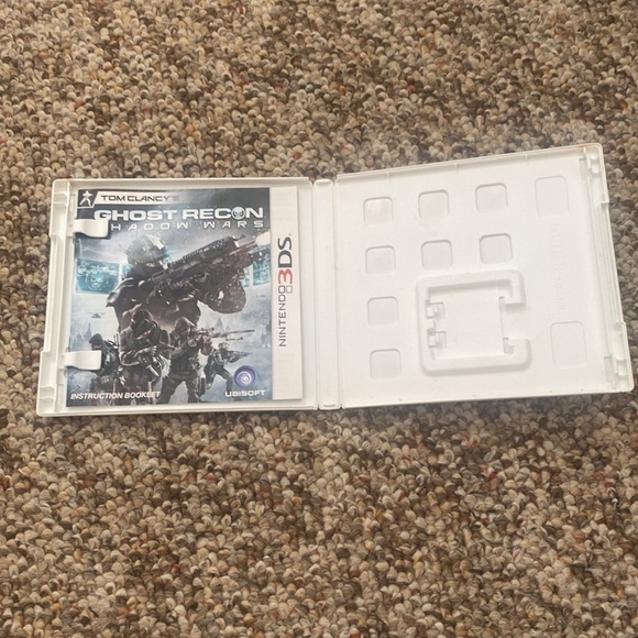 Nintendo 3DS Tom Clancy's Ghost Recon Shadow Wars CASE and MANUAL only - Picture 3 of 5